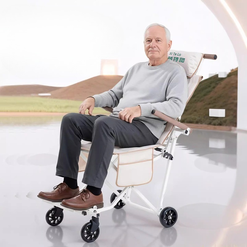 Outdoor Camping Trolley - Multi-functional Folding Camping Chair for Transportation.