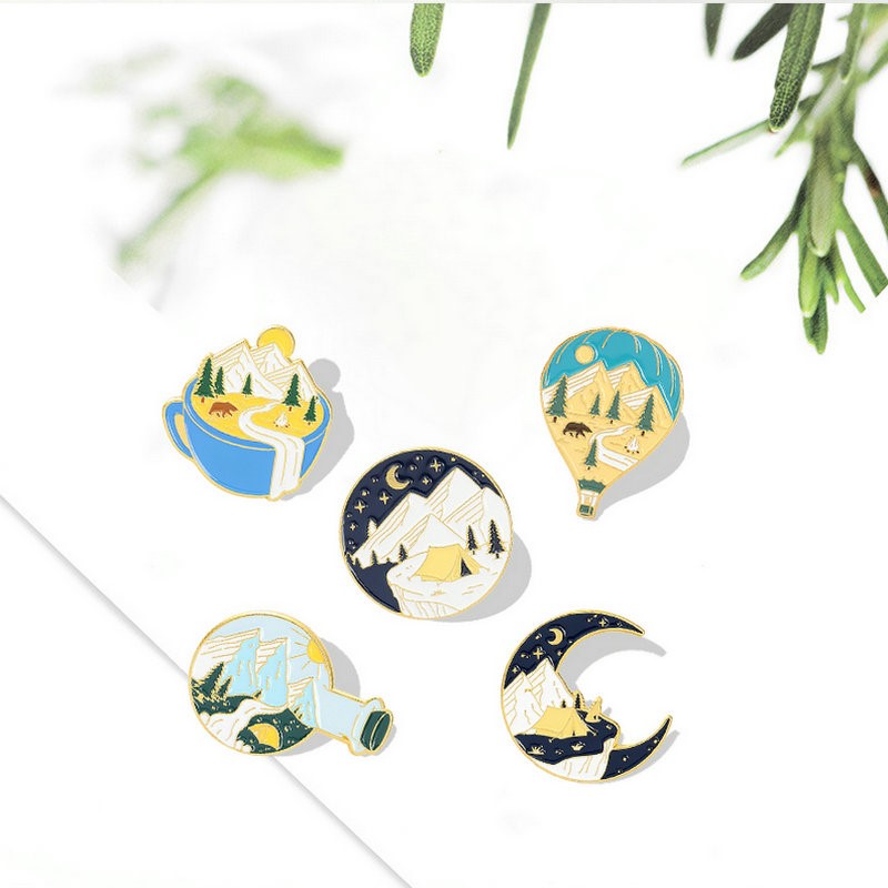 Outdoor Camping Adventures - Camping Adventure Enamel Pins Custom Outdoors