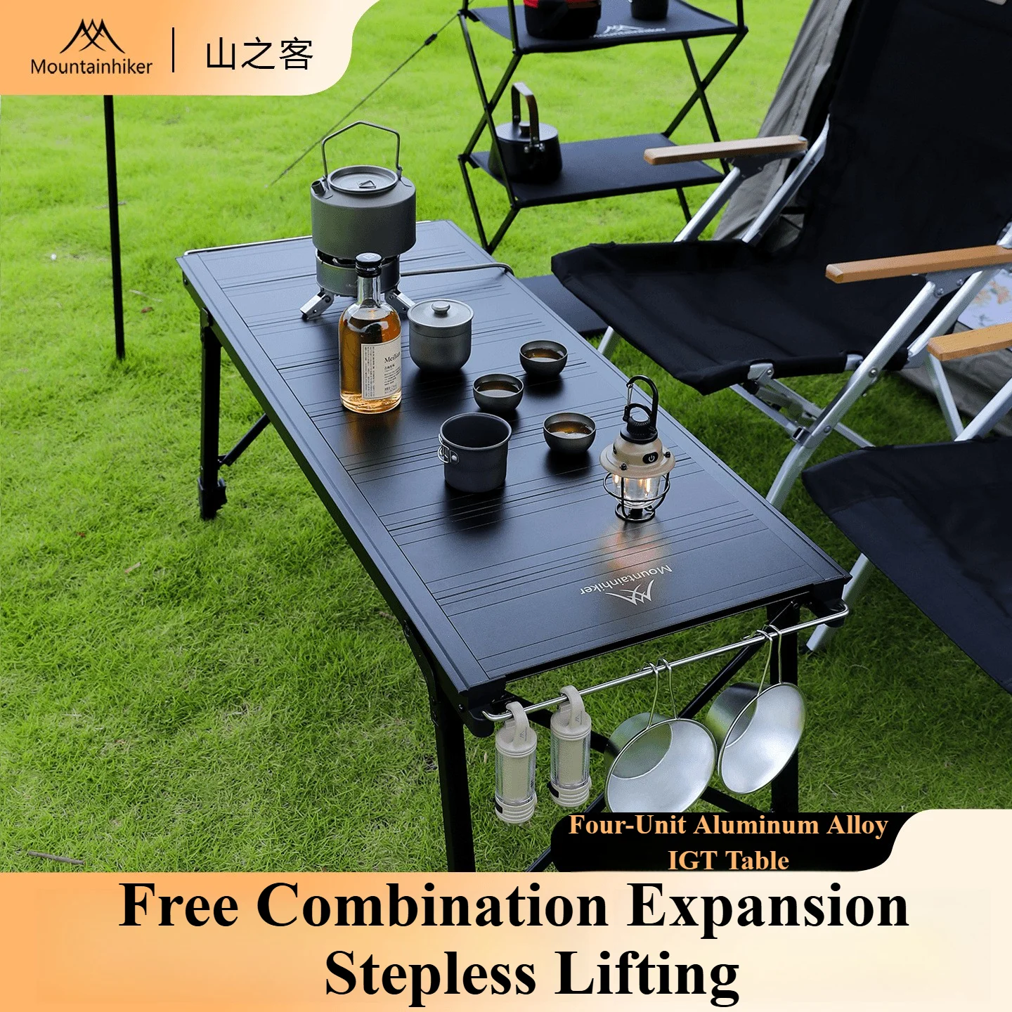 Outdoor Camping Heater For Tent - Mountainhiker Camping Folding Lift Removable Multi