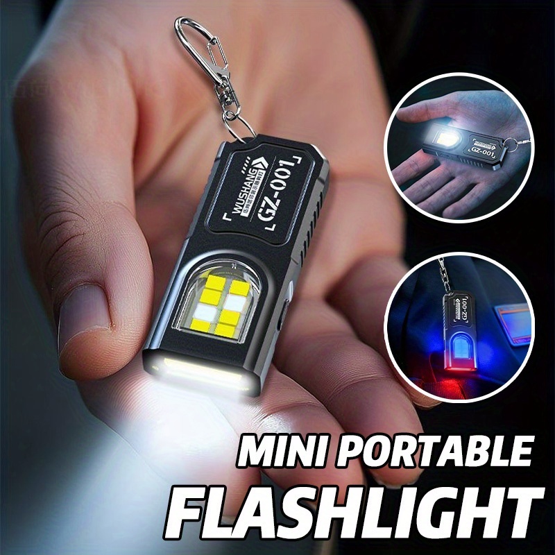 Outdoor Camping Lampe - Powerful Mini COB LED Keychain Flashlight