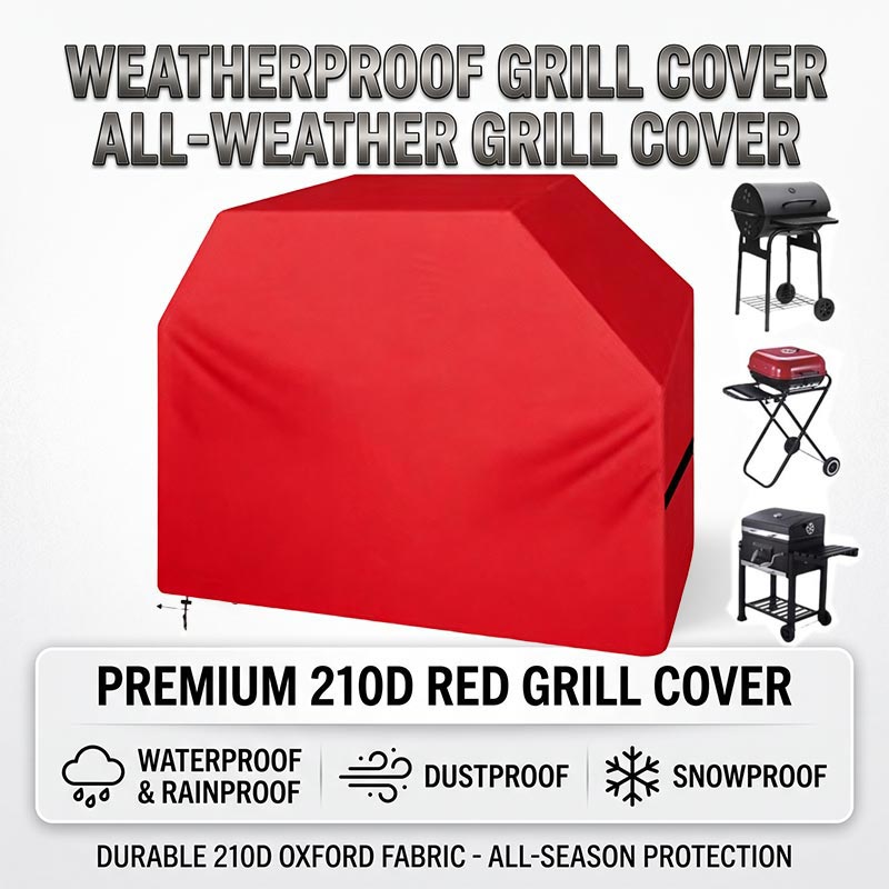 Outdoor Camping Trolley - 210D BBQ Cover Dustproof Waterproof Thickened