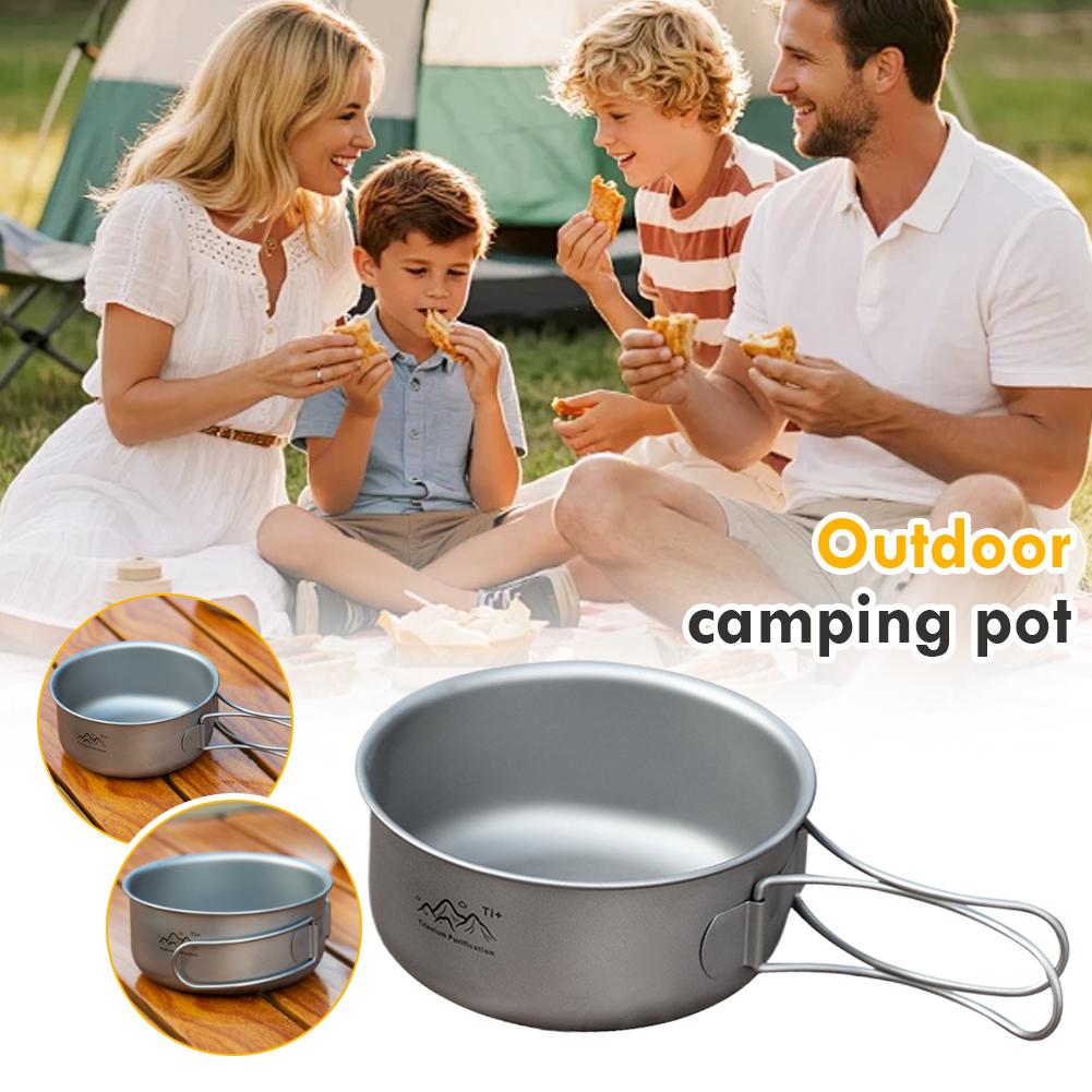Japanese Outdoor Camping - Titanium Japanese Style Camping Pot Portable