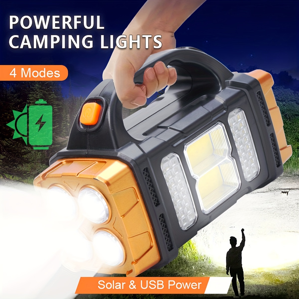 Outdoor Camping Lampe - New Upgrade Rechargeable High Power Solar