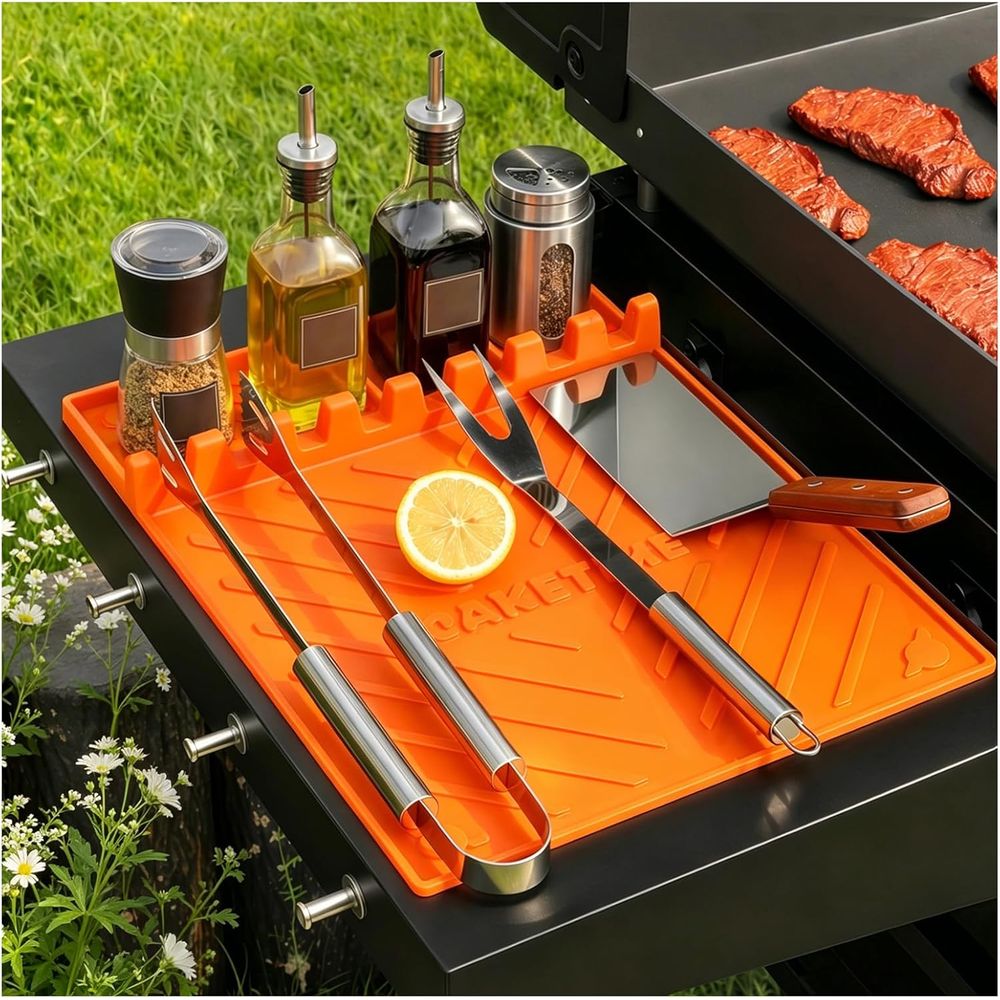 Outdoor Camping Griddle - Silicone Grill Mats or Griddle Accessories