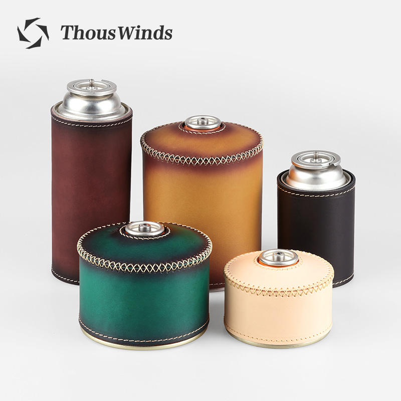 Outdoor Camping Heater For Tent - Thous Winds Handmade Leather Gas Tank