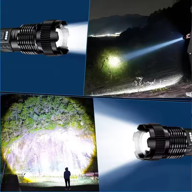 2pcs/set High Power LED Flashl - Outdoor Camping Glamping Share recension och pris