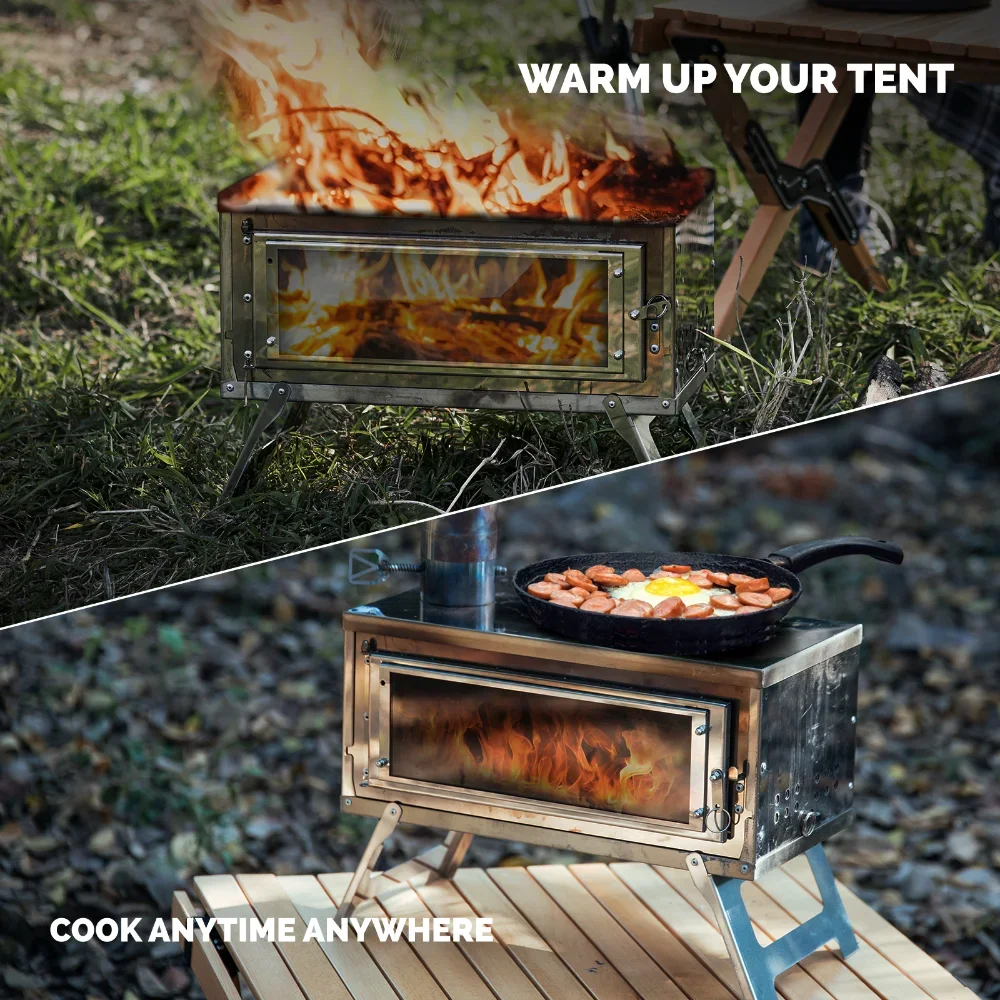 CHANGE MOORE Outdoor Portable  - Outdoor Camping Wood Burning Stove recension och pris
