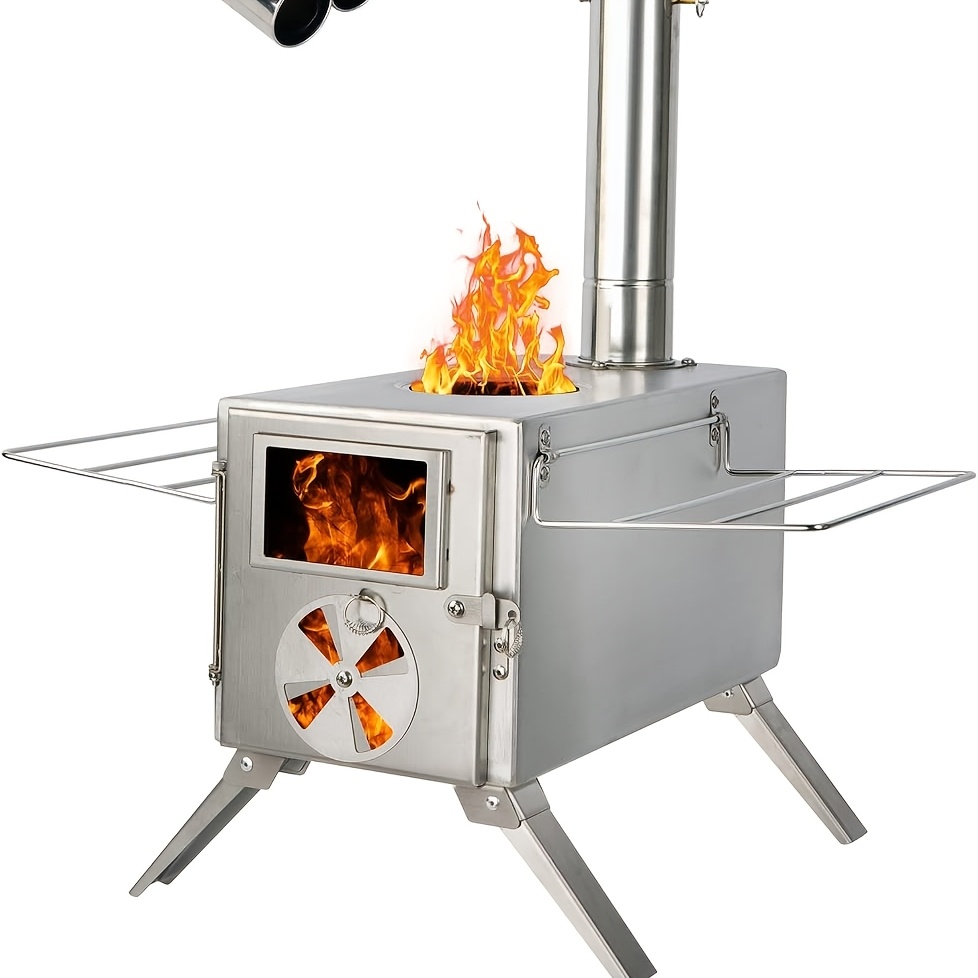 Camping wood stove stainless s - Outdoor Camping Wood Burning Stove recension och pris