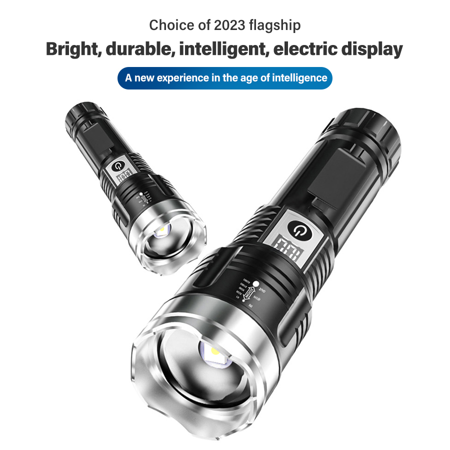 High Power 200000LM LED Flashl - Outdoor Camping Lampe recension och pris