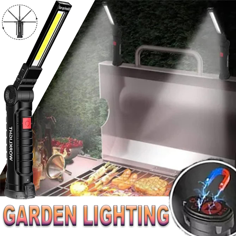 Portable LED Flashlight with M - Outdoor Camping Lampe recension och pris