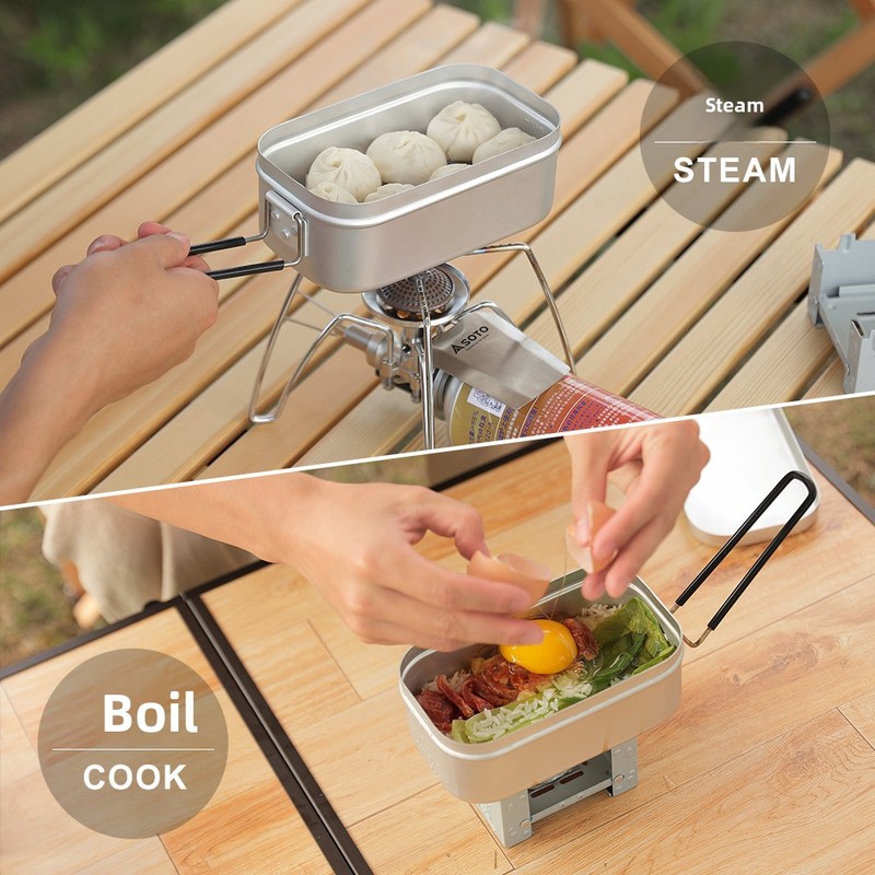 Japanese Aluminum Lunch Box Ou - Japanese Outdoor Camping recension och pris