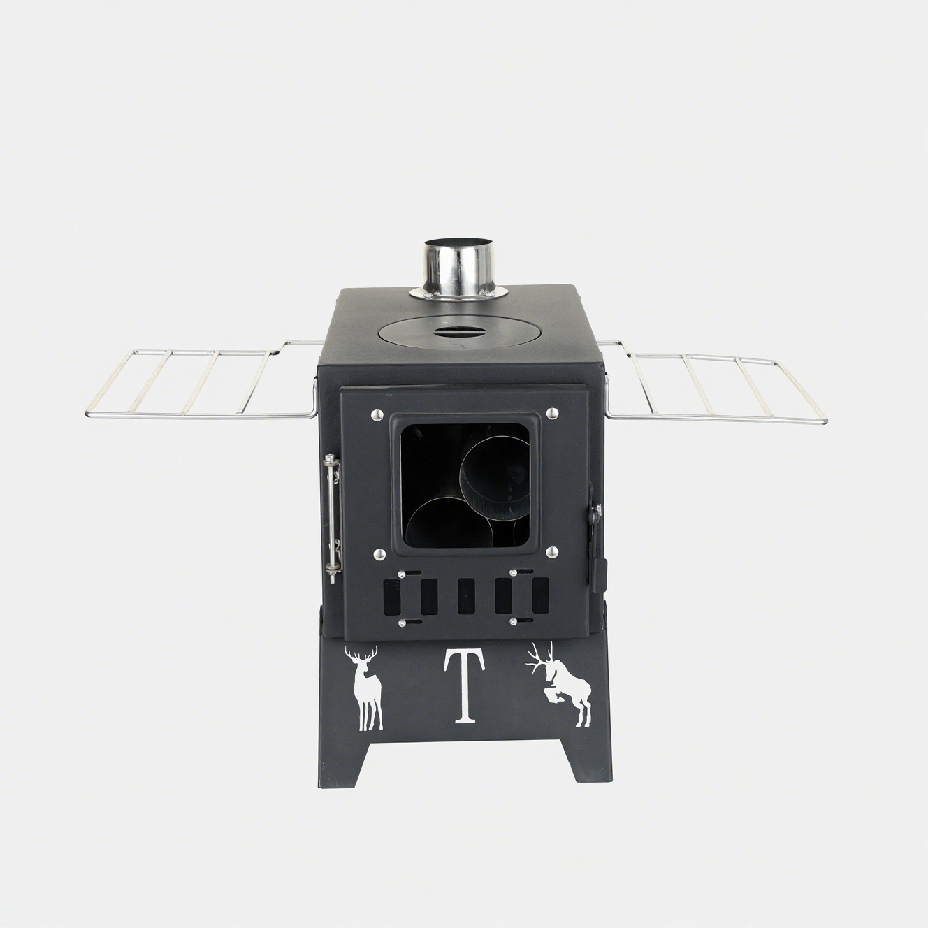 Portable Stainless Steel Wood  - Outdoor Camping Wood Burning Stove recension och pris