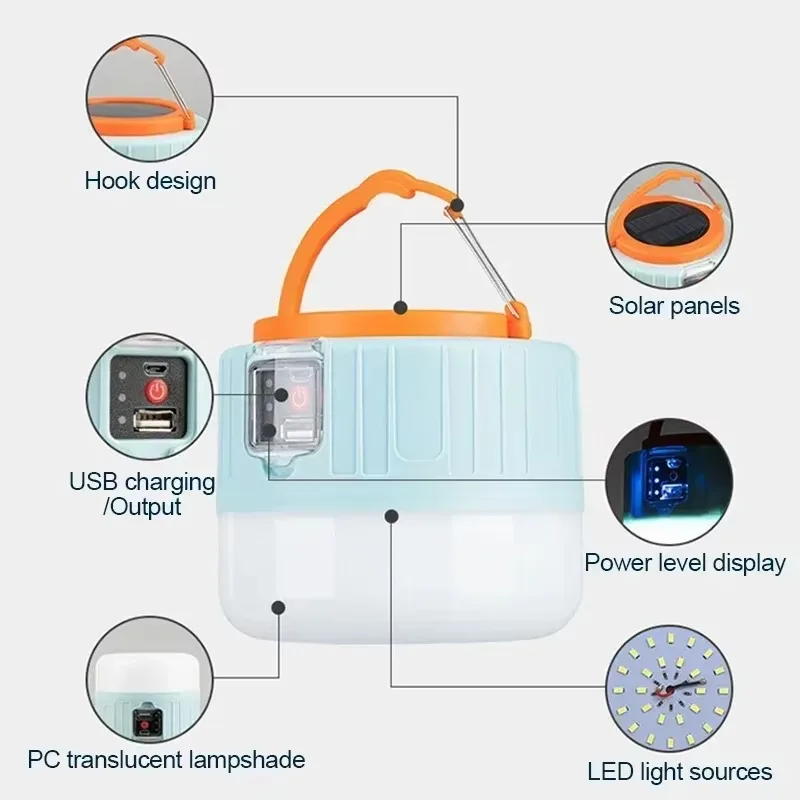 Solar Camping Lantern Recharge - Outdoor Camping Lampe recension och pris