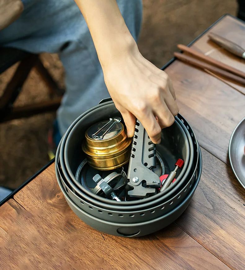 Camping Gas Stove Alcohol Stov - Outdoor Camping Heater For Tent recension och pris