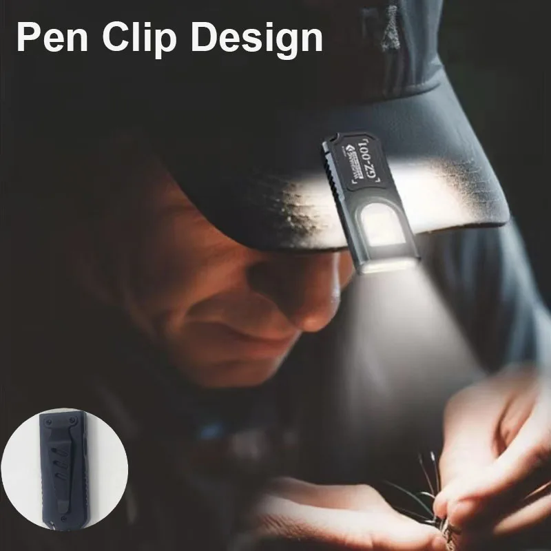 Powerful Mini COB LED Keychain - Outdoor Camping Lampe recension och pris