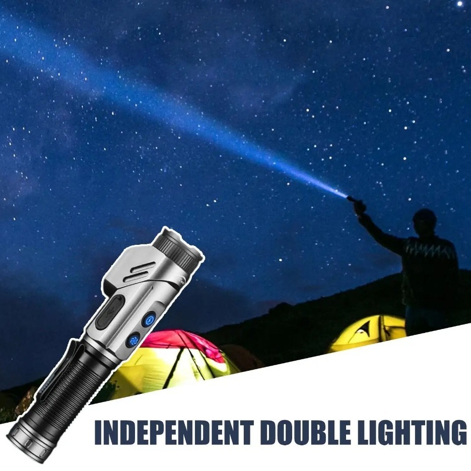 Powerful Mini LED Flashlight 9 - Outdoor Camping Lampe recension och pris