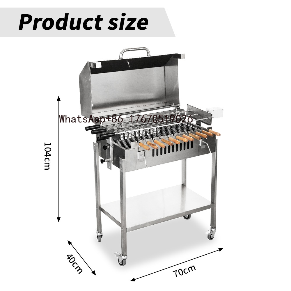 Modern Outdoor Large Charcoal  - Outdoor Camping Trolley recension och pris
