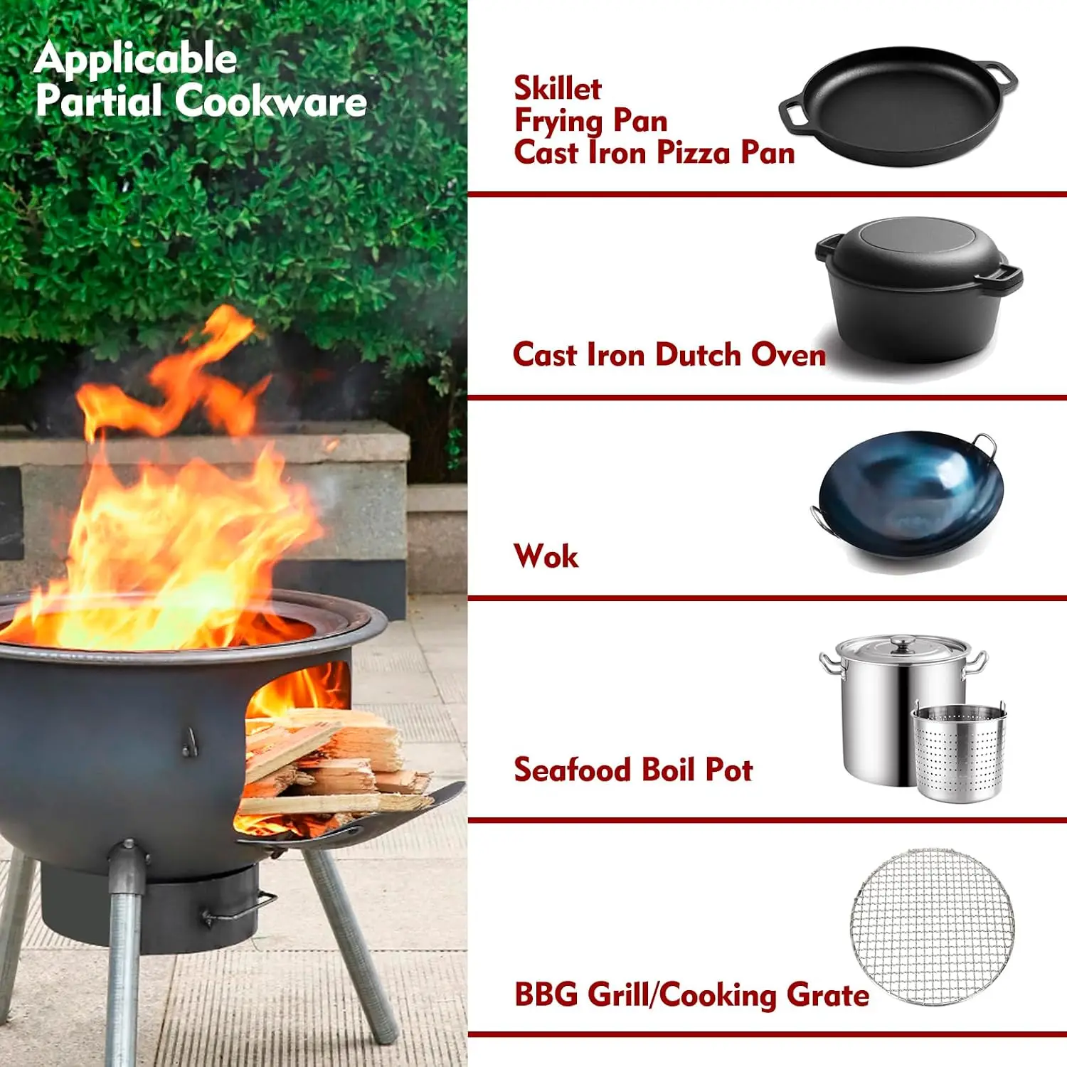 Multifunction Wood Burning Sto - Outdoor Camping Wood Burning Stove recension och pris