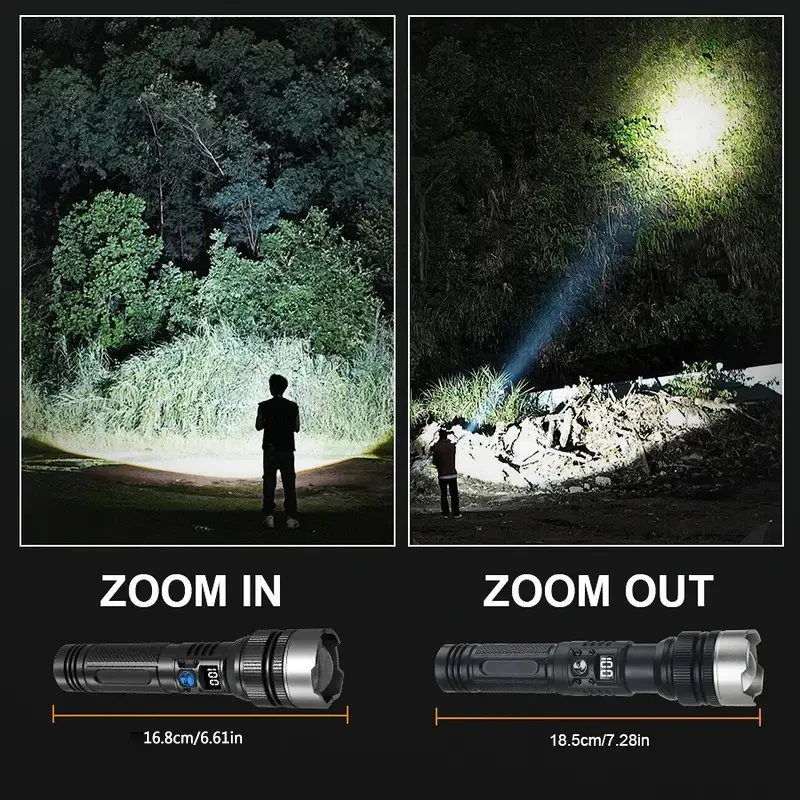 900000LM Powerful LED Flashlig - Outdoor Camping Adventures recension och pris