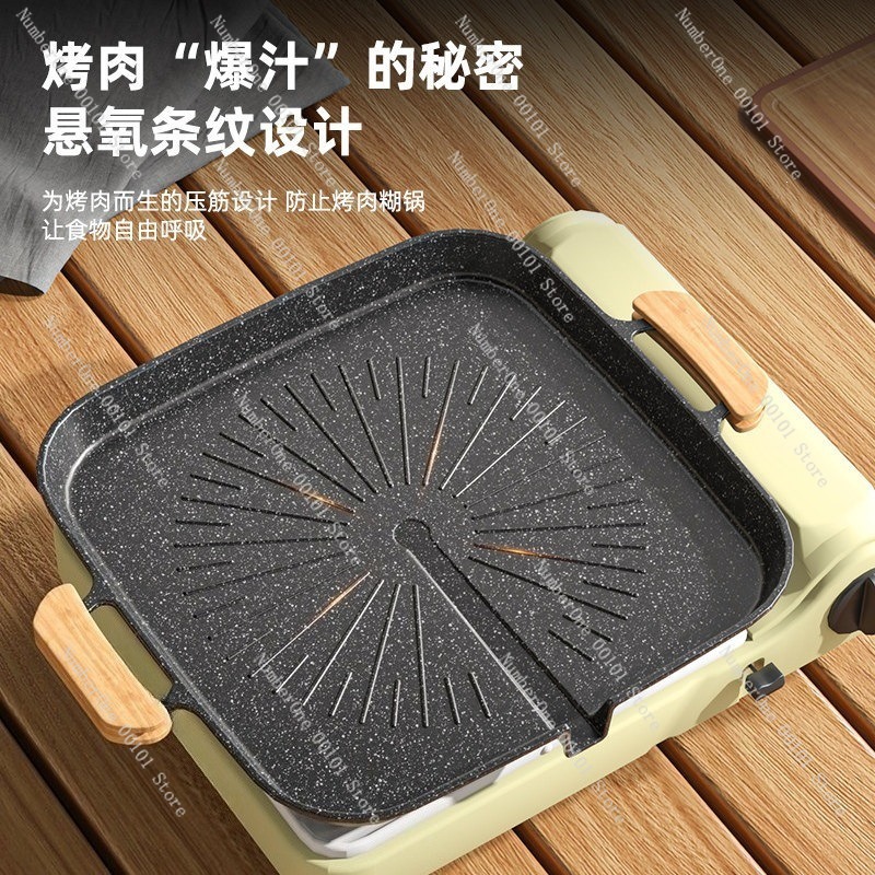 Outdoor Maifan Stone BBQ Grill - Outdoor Camping Griddle recension och pris