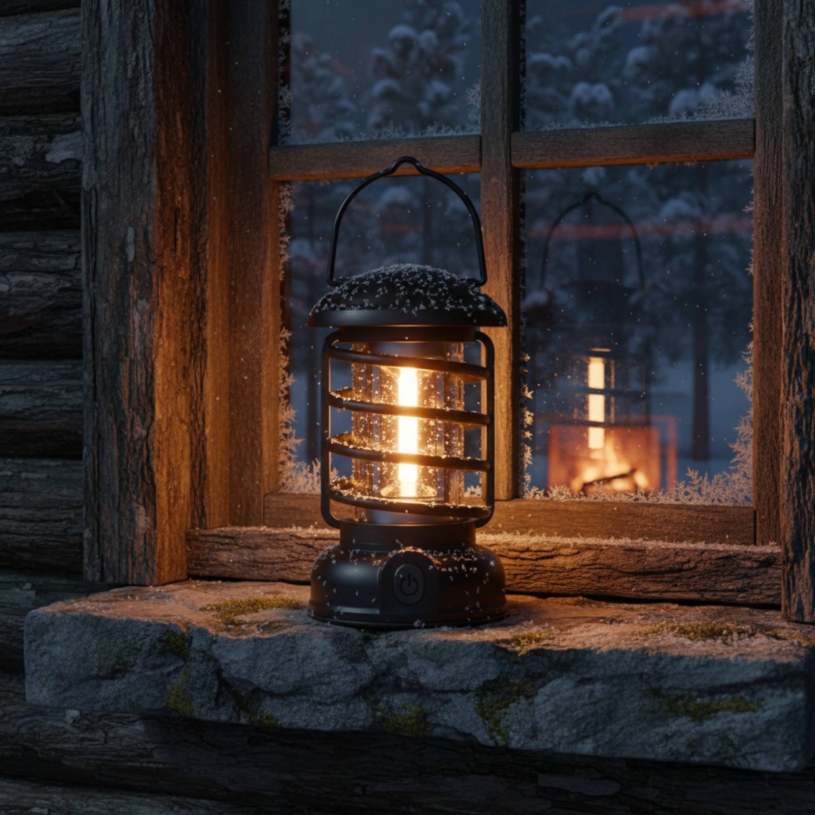 Retro Camping Lantern Two-Way  - Outdoor Camping Lampe recension och pris