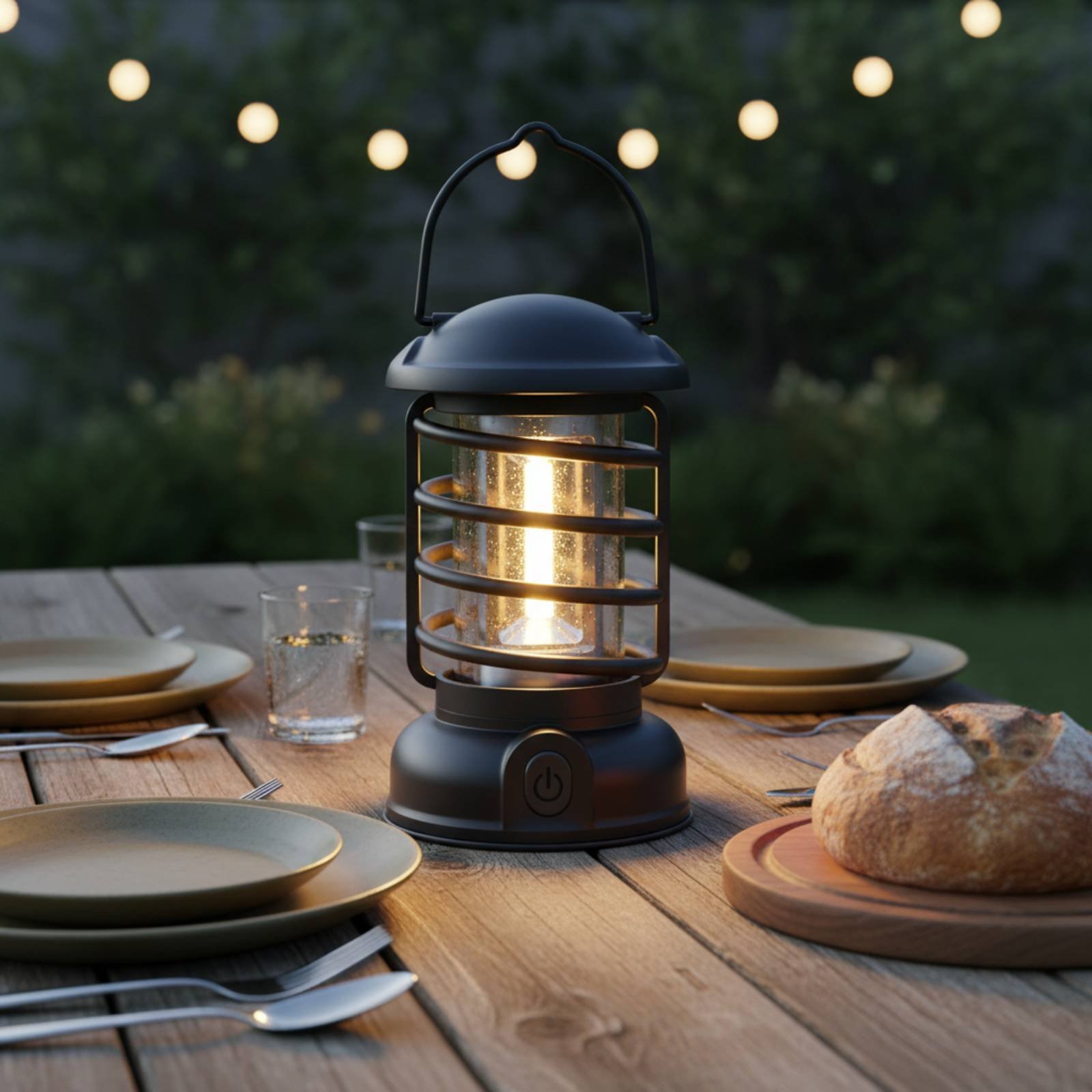 Retro Camping Lantern Two-Way  - Outdoor Camping Lampe recension och pris