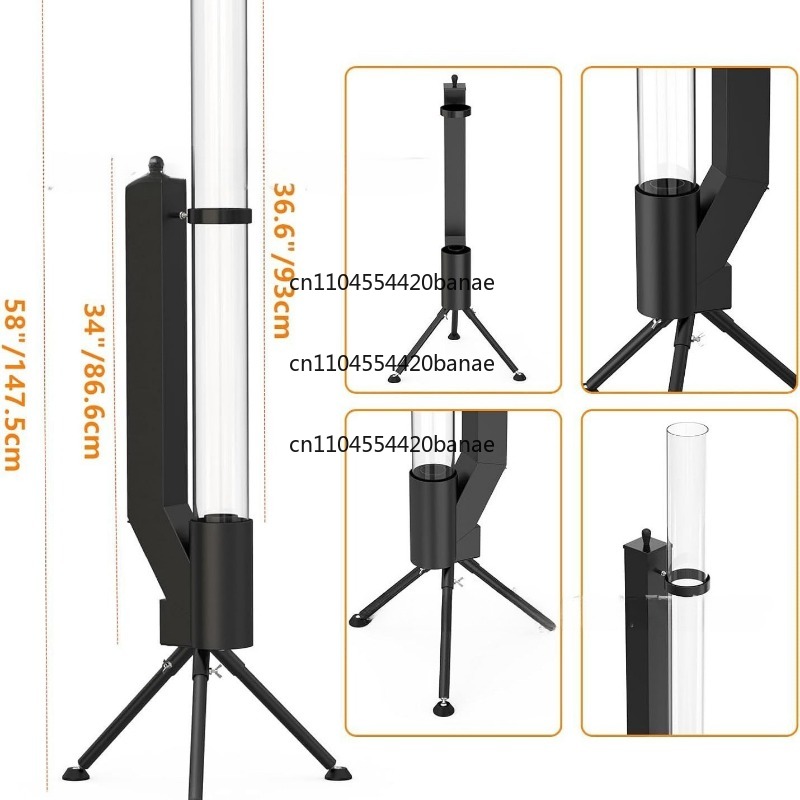Vertical wood-burning rocket s - Outdoor Camping Wood Burning Stove recension och pris