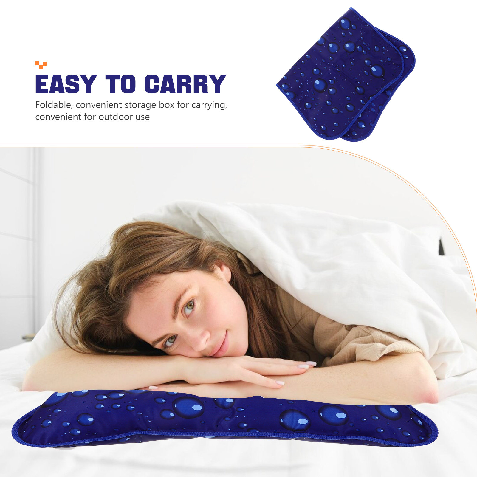 Water Fillable Cooling Pillow  - Outdoor Camping Adventures recension och pris