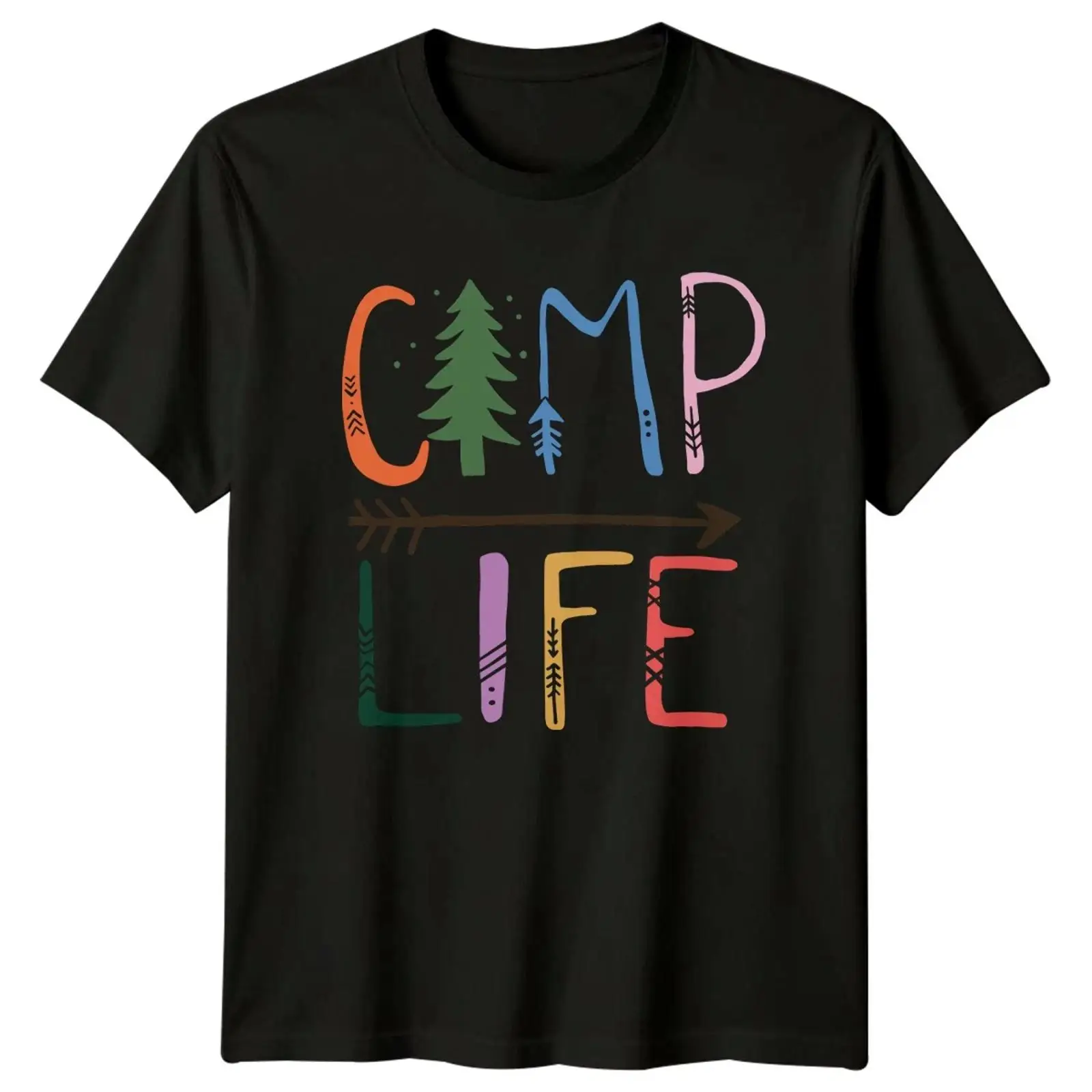 Camp Life T Shirt Rustikal Out - Outdoor Und Camping recension och pris