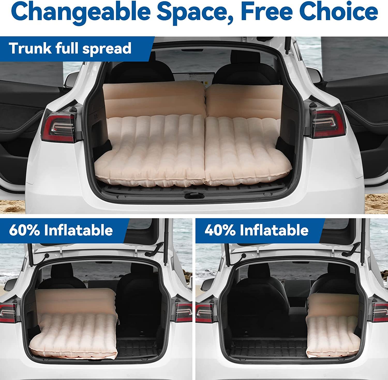 Car Inflatable Bed For Tesla M - Outdoor Y Camping recension och pris