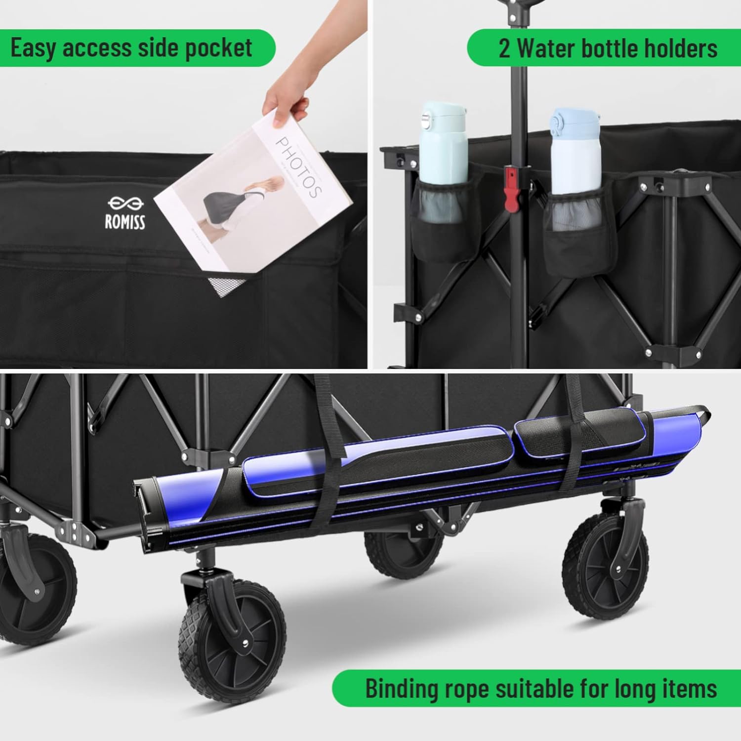 ODM Wholesale Folding Wagon wi - Outdoor Camping Trolley recension och pris
