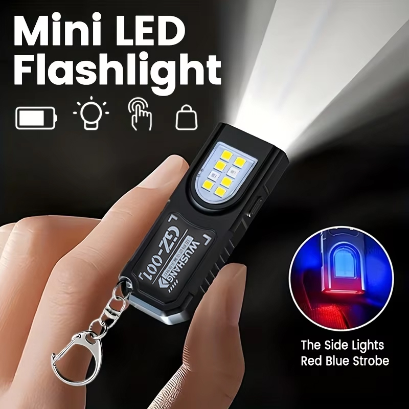 Multifunctional Keychain Flash - Outdoor Camping Lampe recension och pris