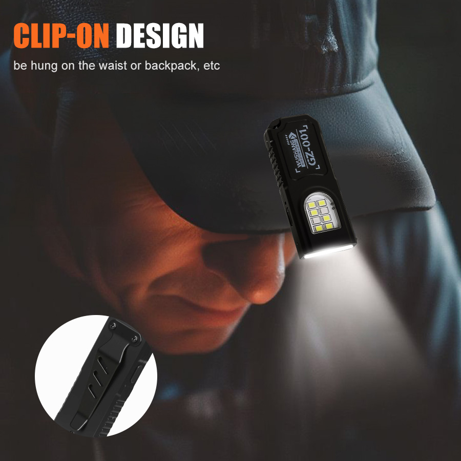 Multifunctional Keychain Flash - Outdoor Camping Lampe recension och pris