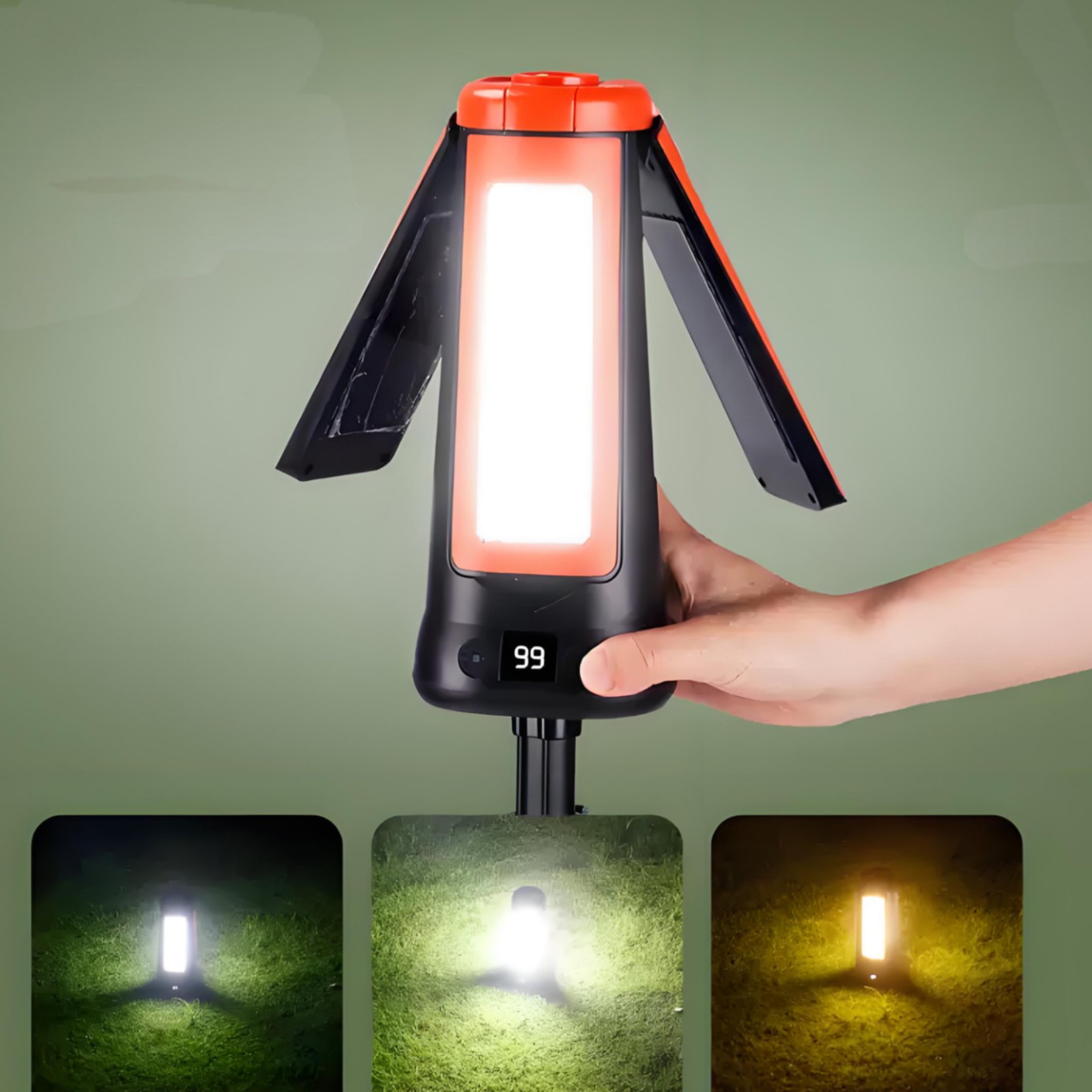 Telescopic Tent Lamp Adjustabl - Outdoor Camping Lampe recension och pris