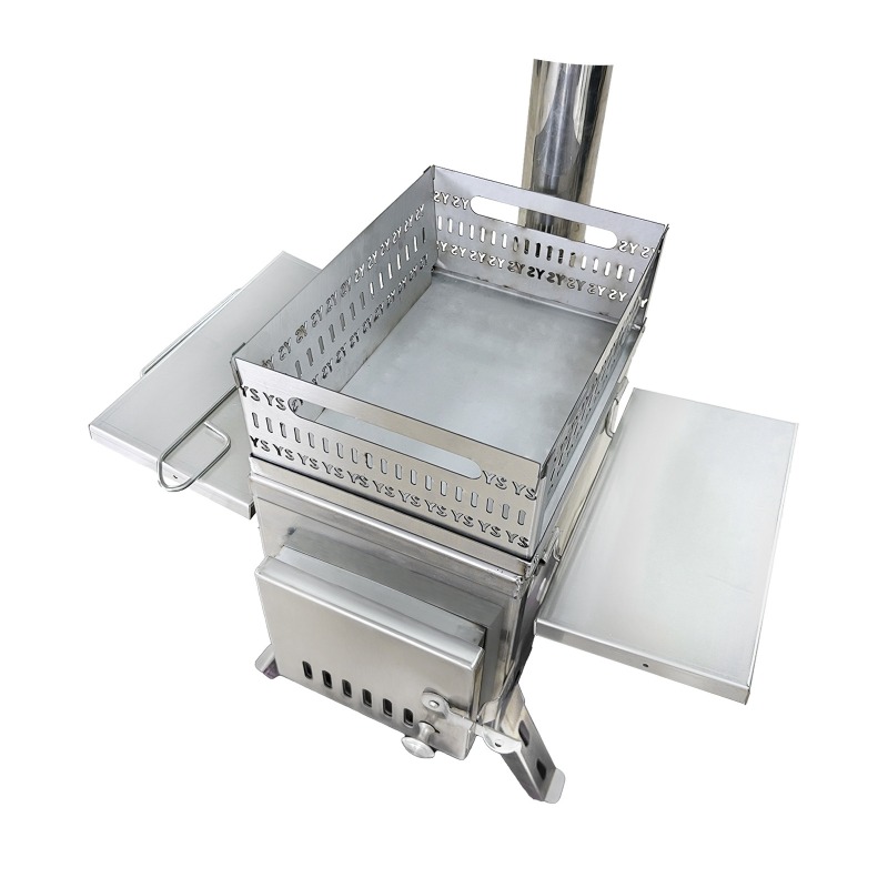 Stainless Steel Sauna Stove fo - Outdoor Camping Wood Burning Stove recension och pris