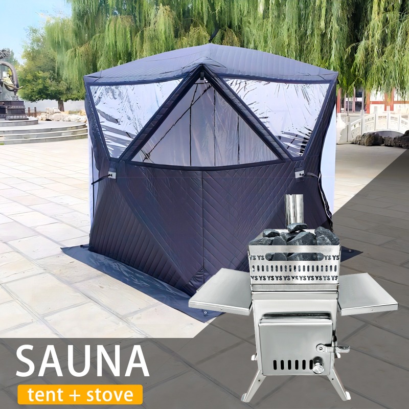Stainless Steel Sauna Stove fo - Outdoor Camping Wood Burning Stove recension och pris