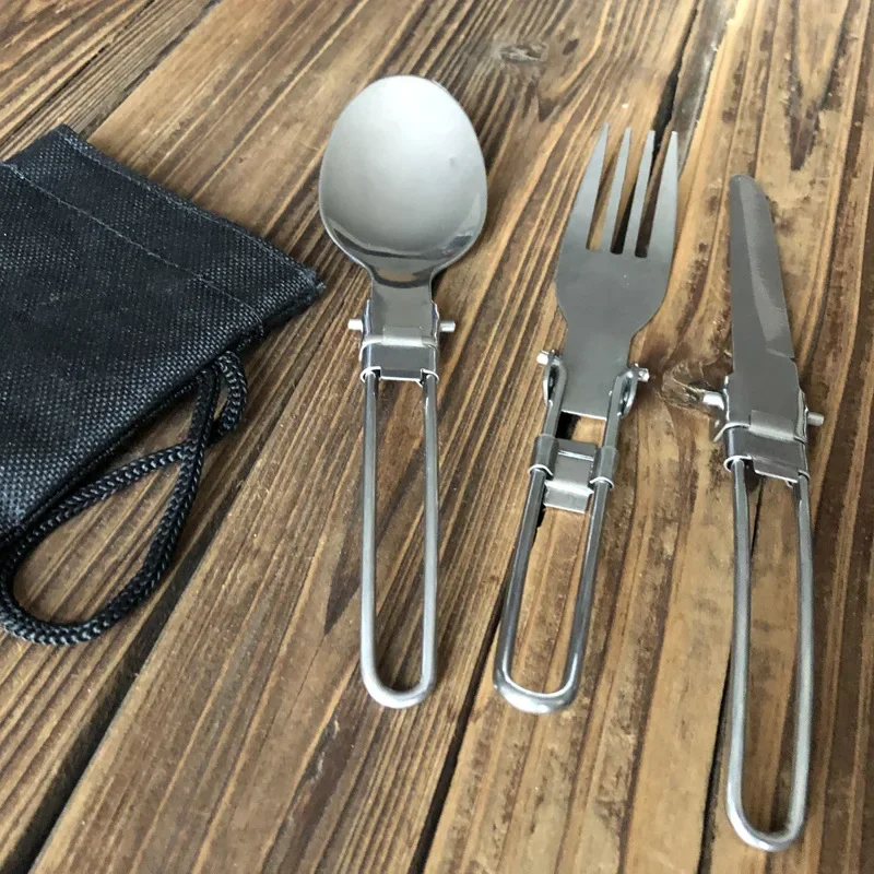 1-10PCS Foldable Camping Forks - Outdoor Camping Glamping Share recension och pris
