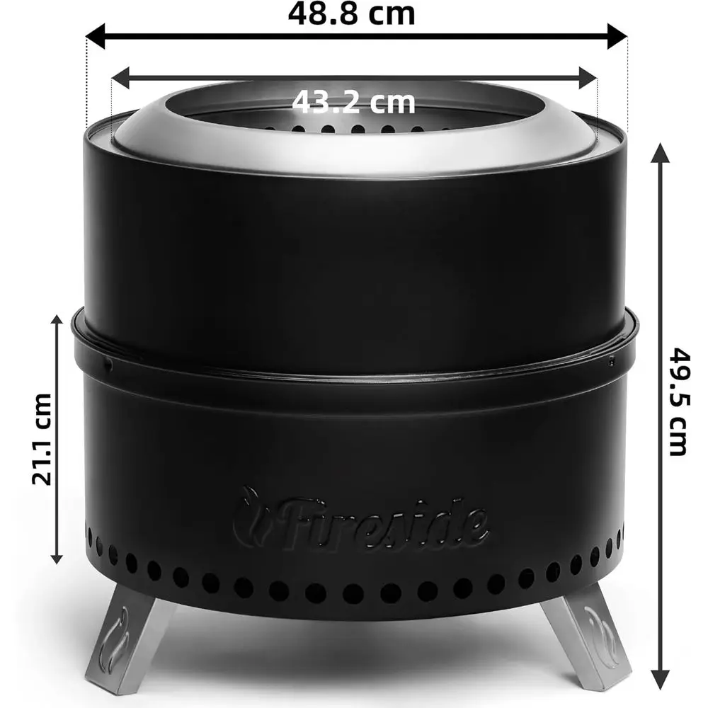 19 Inch Portable Outdoor Wood  - Outdoor Camping Wood Burning Stove recension och pris