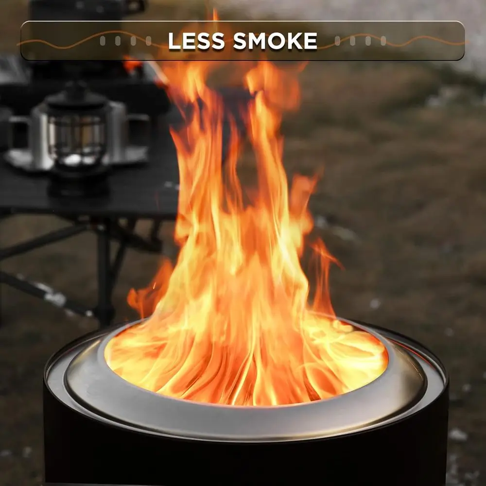 19 Inch Portable Outdoor Wood  - Outdoor Camping Wood Burning Stove recension och pris