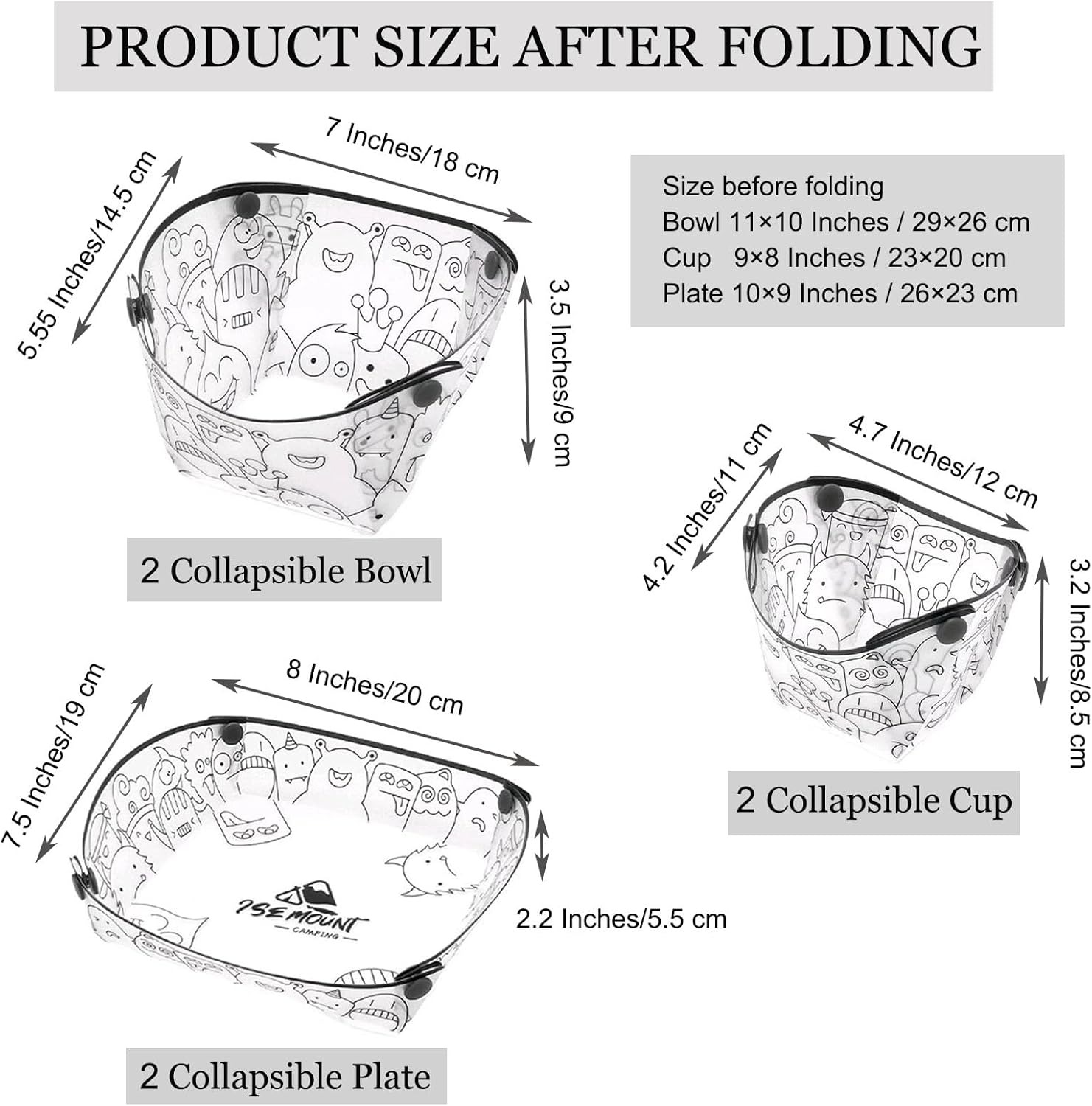 Portable Camping Tableware Set - Outdoor Camping Glamping Share recension och pris