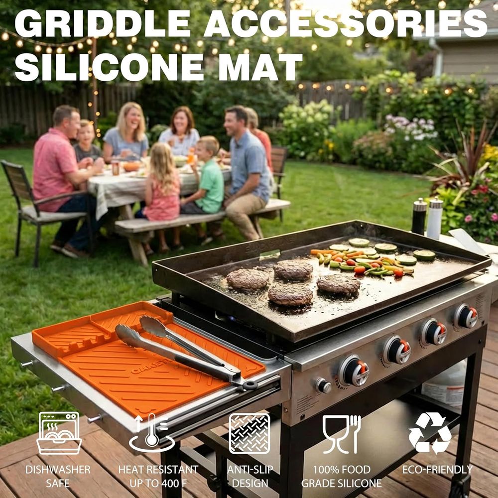 Silicone Grill Mats or Griddle - Outdoor Camping Griddle recension och pris