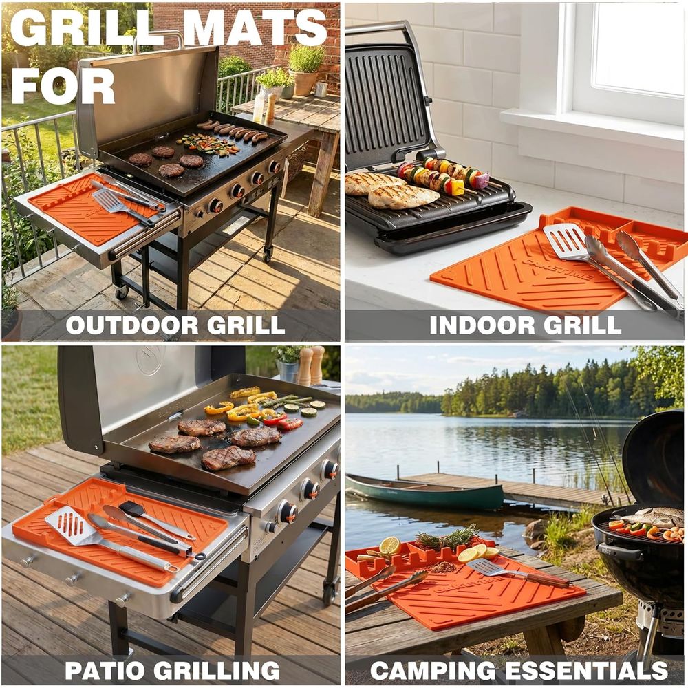 Silicone Grill Mats or Griddle - Outdoor Camping Griddle recension och pris