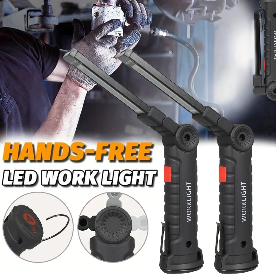 New Portable COB LED Flashligh - Outdoor Camping Lampe recension och pris