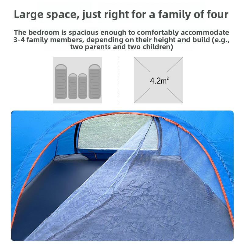 Tent Outdoor Camping Double Qu - Camping Quad recension och pris