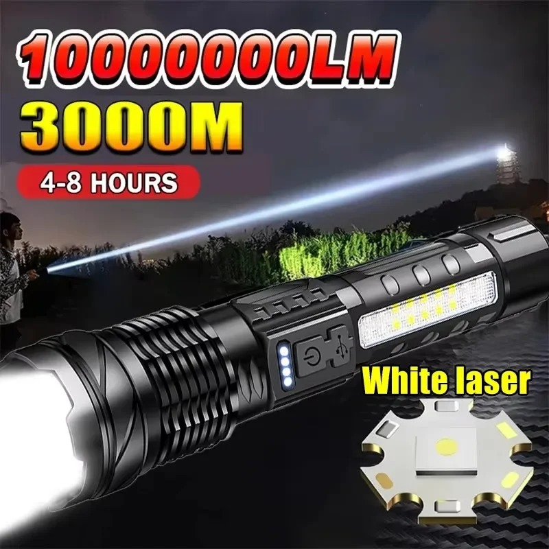 Powerful LED Flashlight Batter - Outdoor Camping Lampe recension och pris