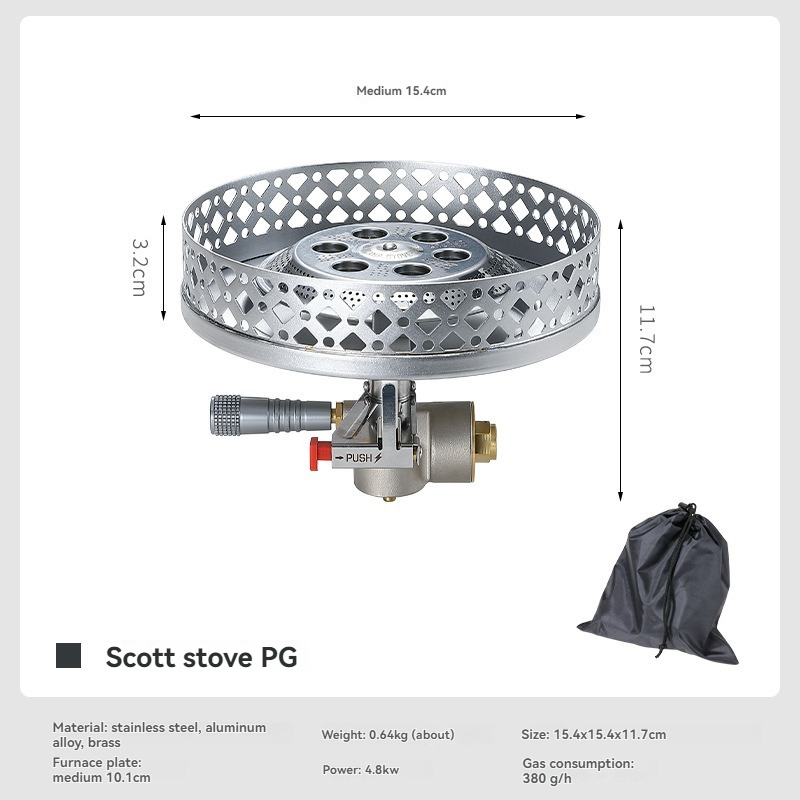 CAMPINGMOON PG-4 Scott Propane - Outdoor Camping Heater For Tent recension och pris